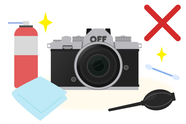 細かい清掃は不要